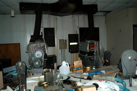 M-78 Twin/Triple Drive-In Theatre - Inside Projection